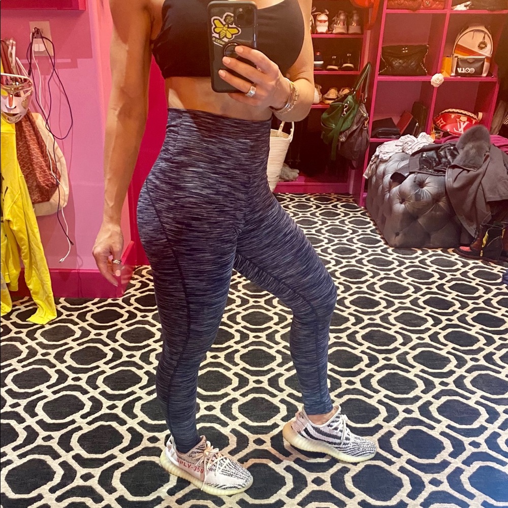 Outdoor voices high waisted navy blue leggings